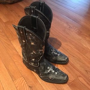 Laredo Women’s Silver across Western Boots